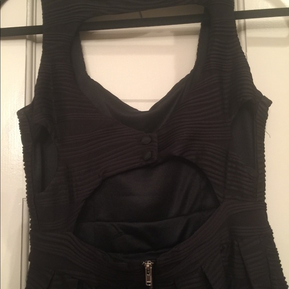 Black dress with cutout back WORN ONCE - Picture 3 of 3